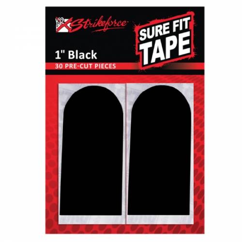KR Strikeforce Sure Fit Black Tape (30 pc pack)